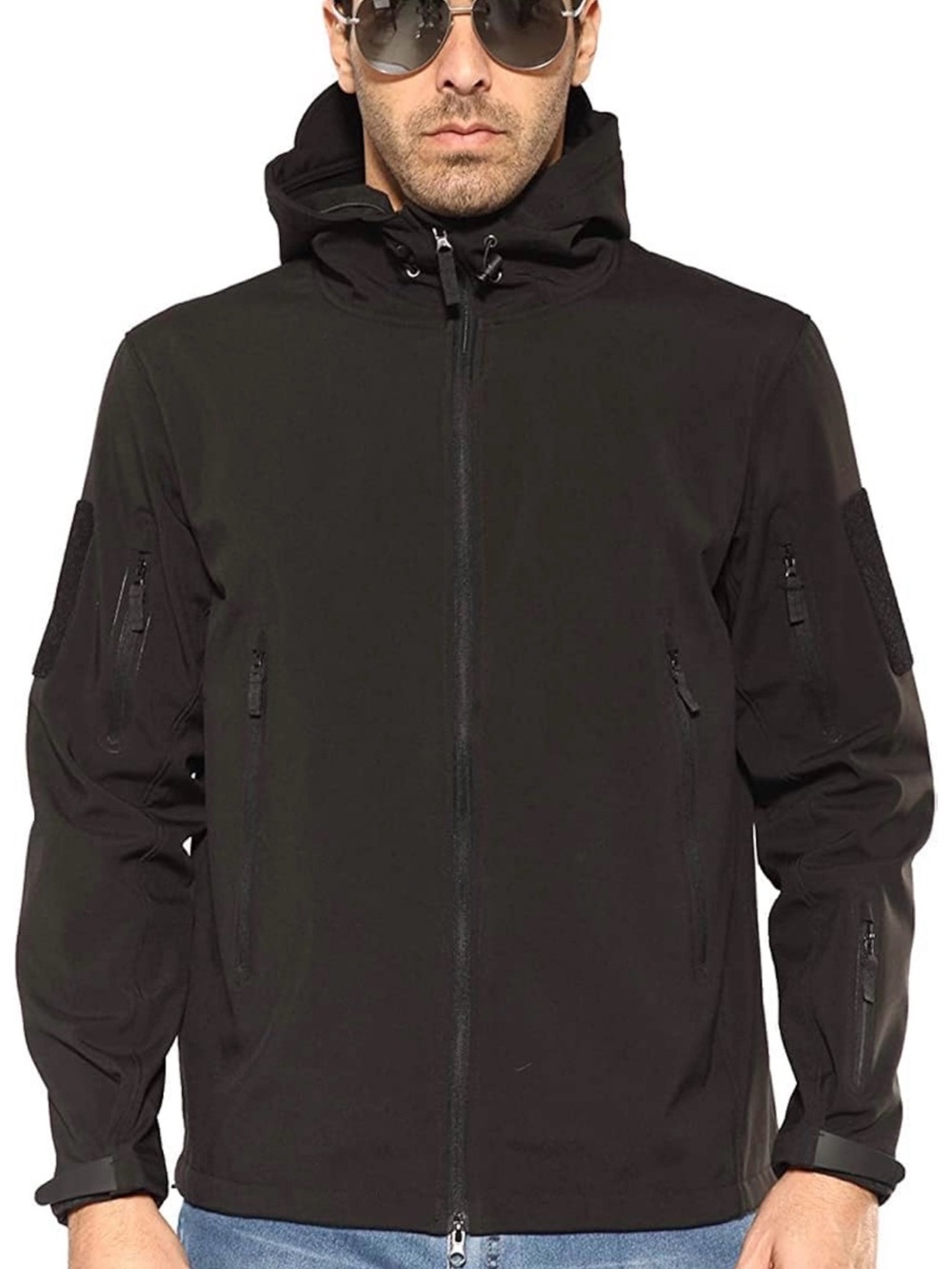 Antarctica Men’s Outdoor Waterproof soft shell hooded jacket (3XL)